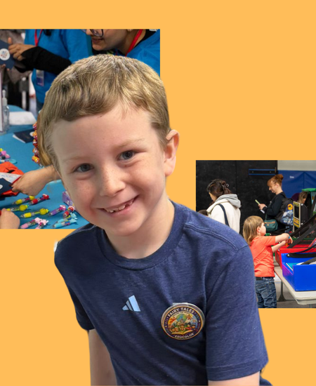 Kid at the Flagship Family Event
