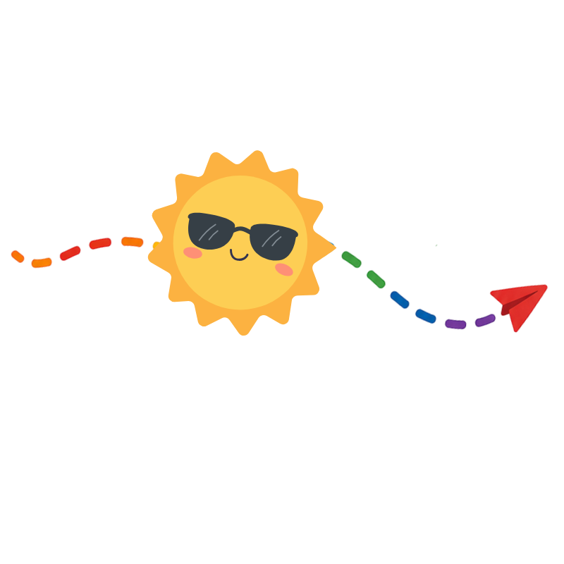 Sun and arrow decoration